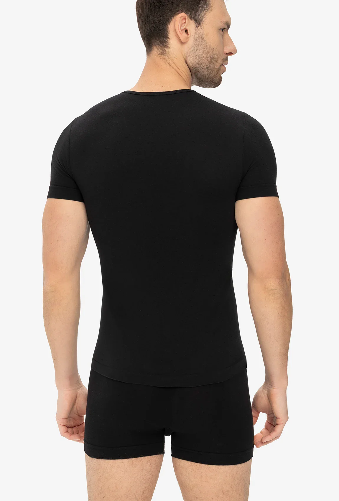 Bawełniana koszulka męska z krótkim rękawem Seamless Cotton - Image 2