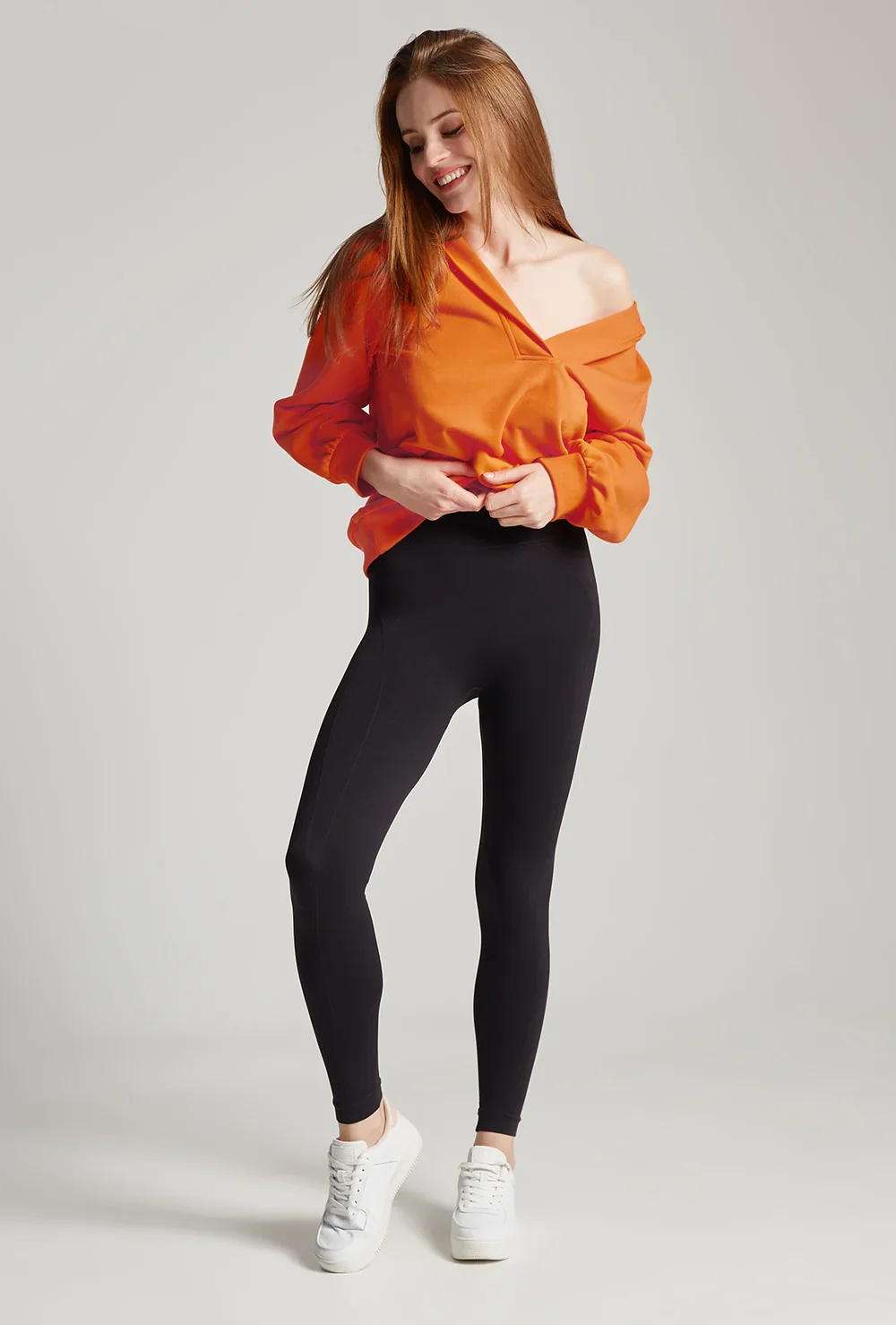 Czarne legginsy Mirella - Image 3