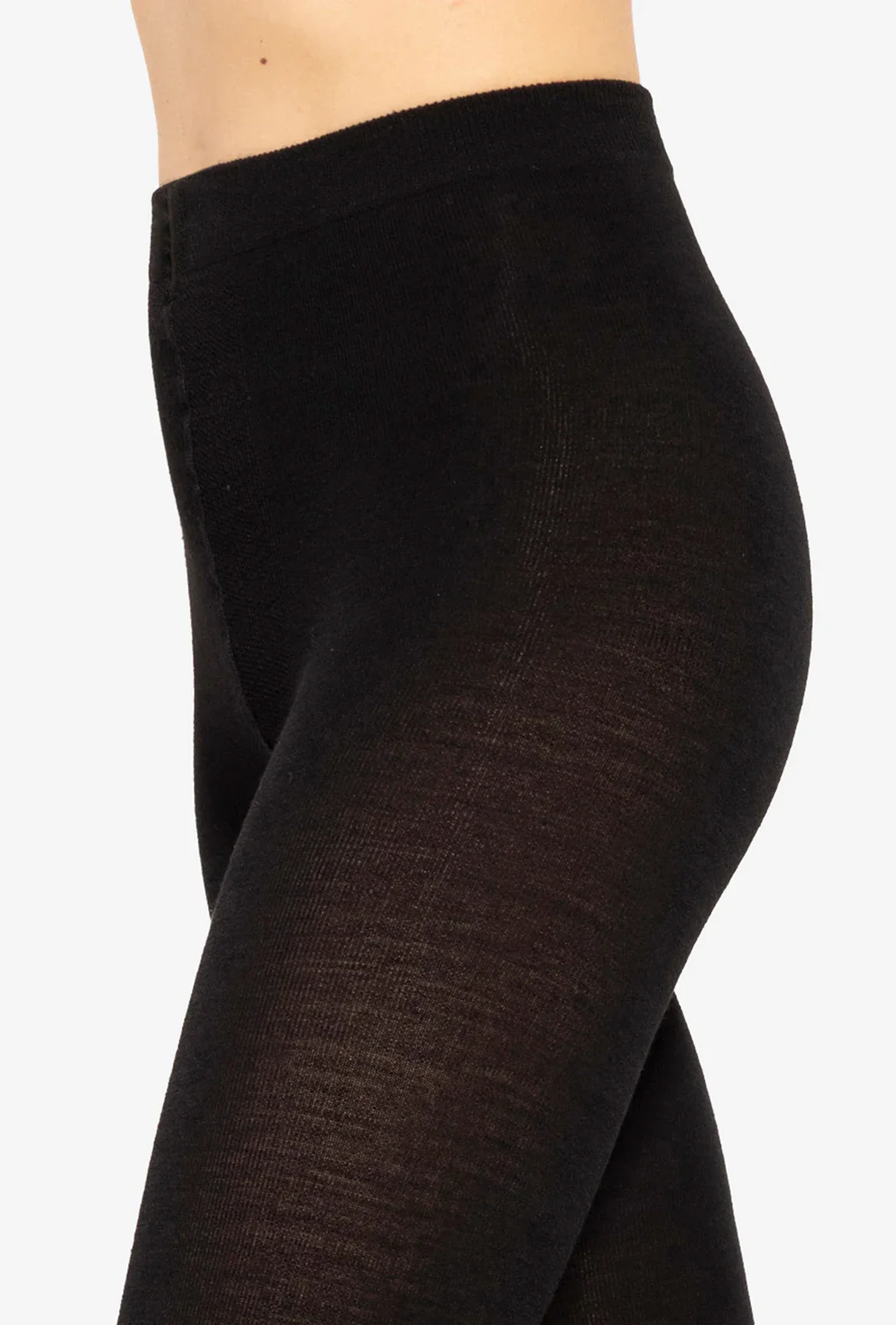 Czarne wełniane rajstopy Plus size - Image 3