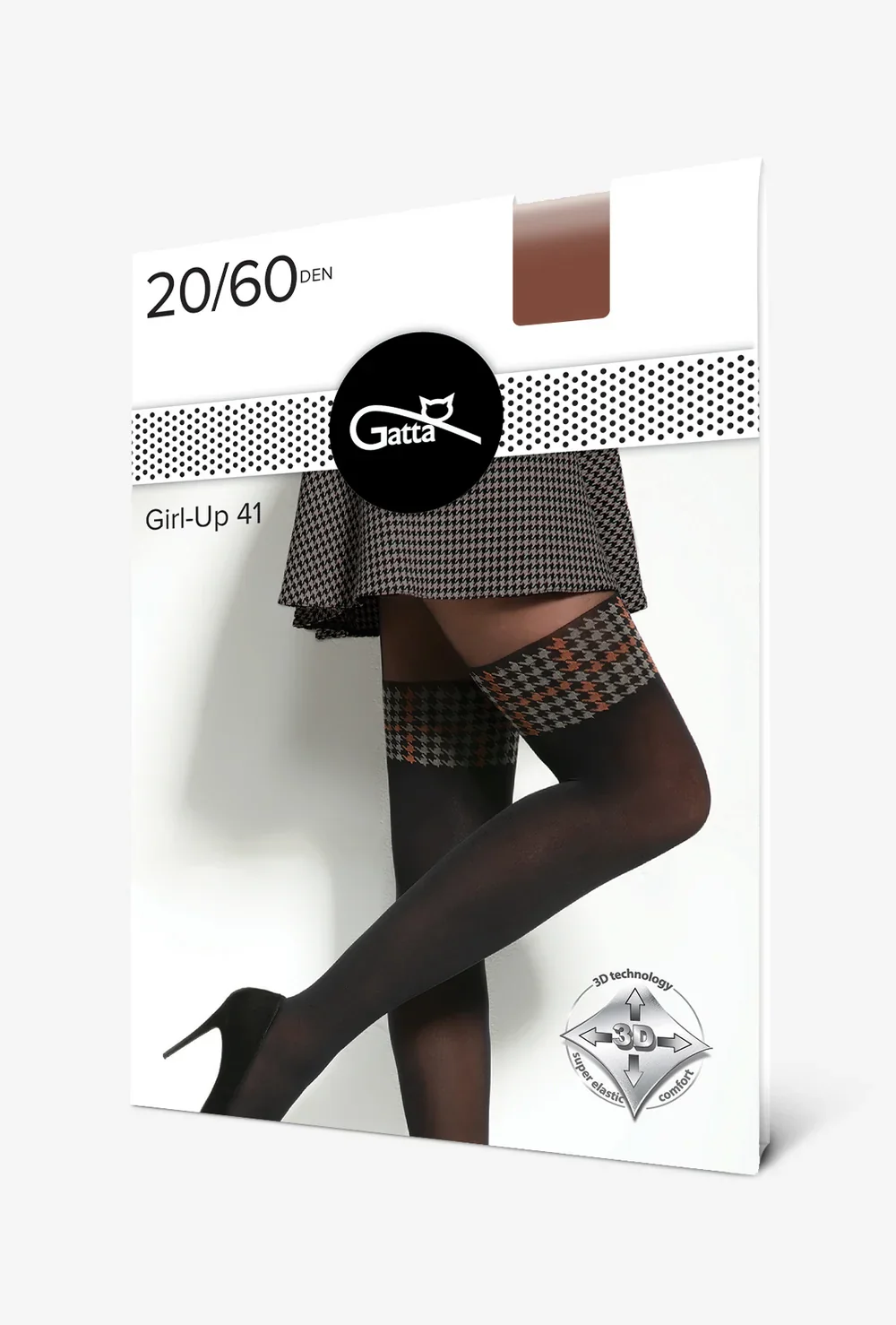 Rajstopy imitujące pończochy Girl-up wz. 41 - Image 6