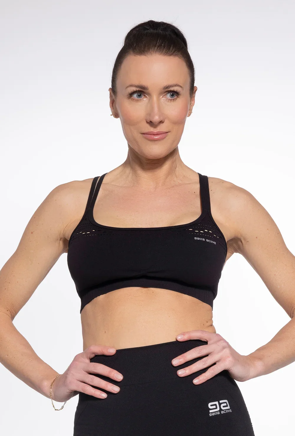 Sportowy top na cienkich ramiączkach Fitness GA - Image 4