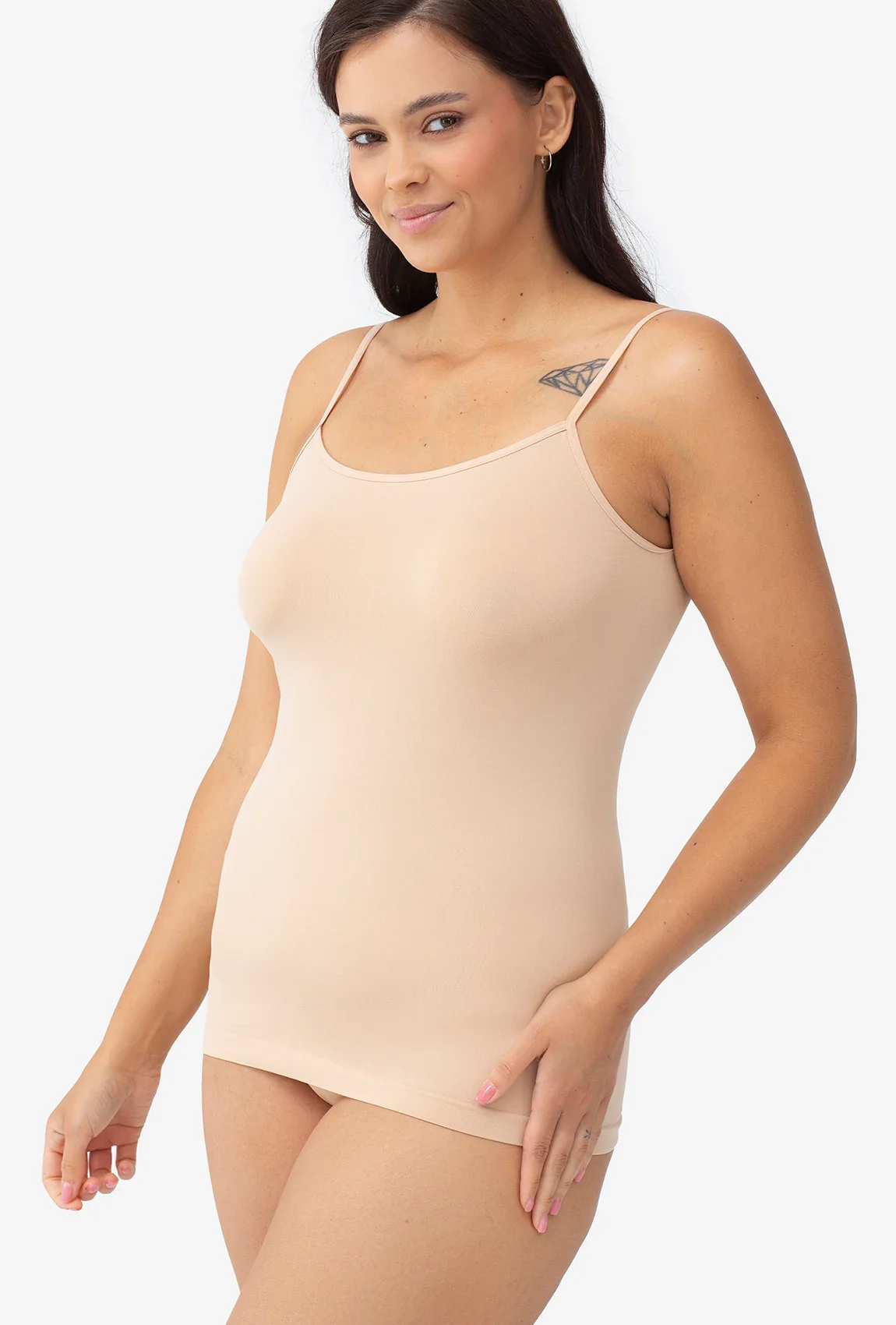 Top bezszwowy na cienkich ramiączkach Camisole - Image 4